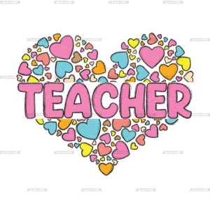 Valentine Teacher DTF Transfer