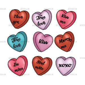 Valentines Candies-1 DTF Transfer