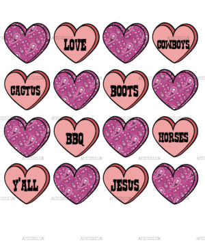 Valentines Candies-2 DTF Transfer