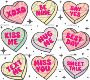 Valentines Candies-5 DTF Transfer