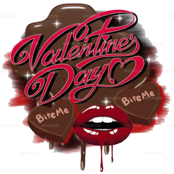 Valentines Day Chocolate DTF Transfer