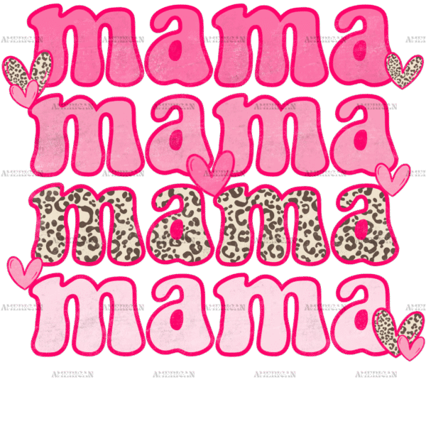 Valentines Day Mama DTF Transfer