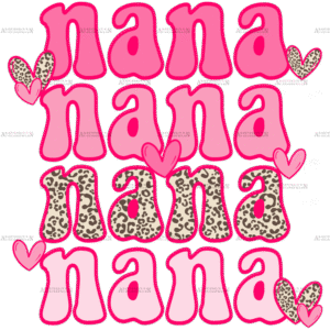 Valentines Day Nana DTF Transfer