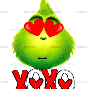 Valentines Grinch Xoxo DTF Transfer