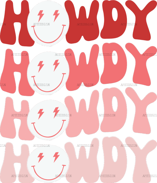 Western Valentines Howdy DTF Transfer
