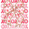Xoxo Bow-2 DTF Transfer