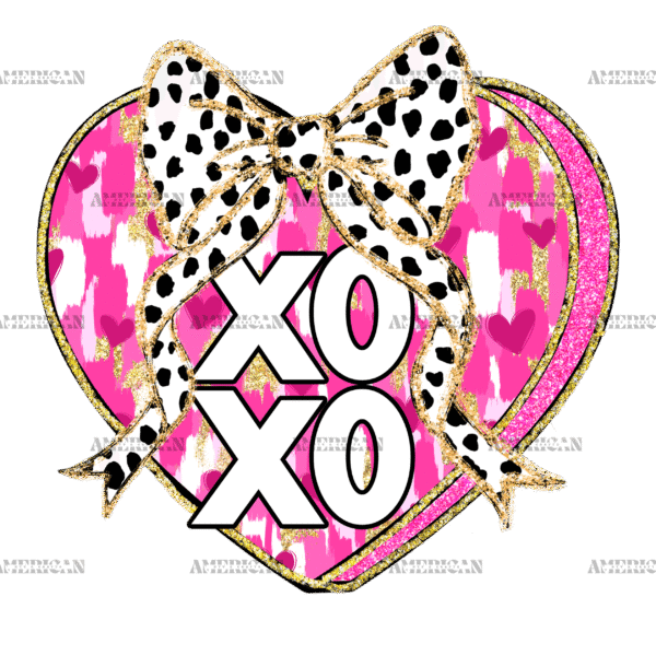 Xoxo Bow-3 DTF Transfer