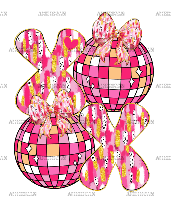 Xoxo Bow-4 DTF Transfer
