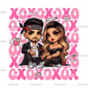 Xoxo Couple-3 DTF Transfer