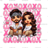 Xoxo Couple-6 DTF Transfer