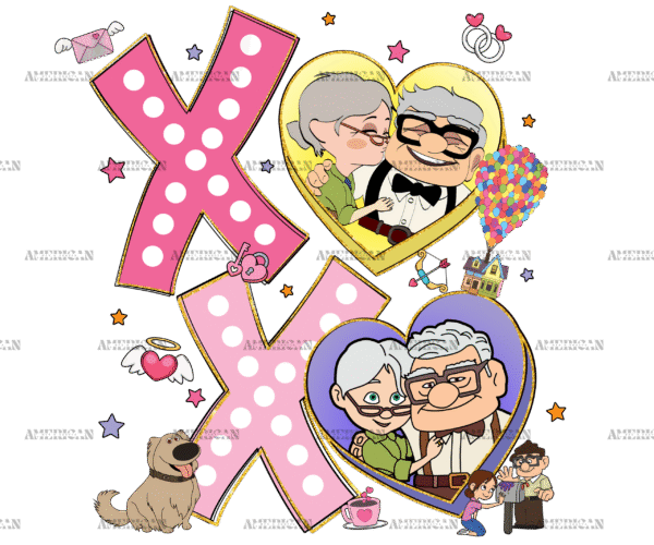 Xoxo Couple DTF Transfer