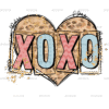 Xoxo Heart DTF Transfer