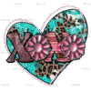 Xoxo Heart Western Valentine DTF Transfer