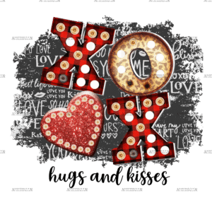 Xoxo Hugs And Kisses-4 DTF Transfer
