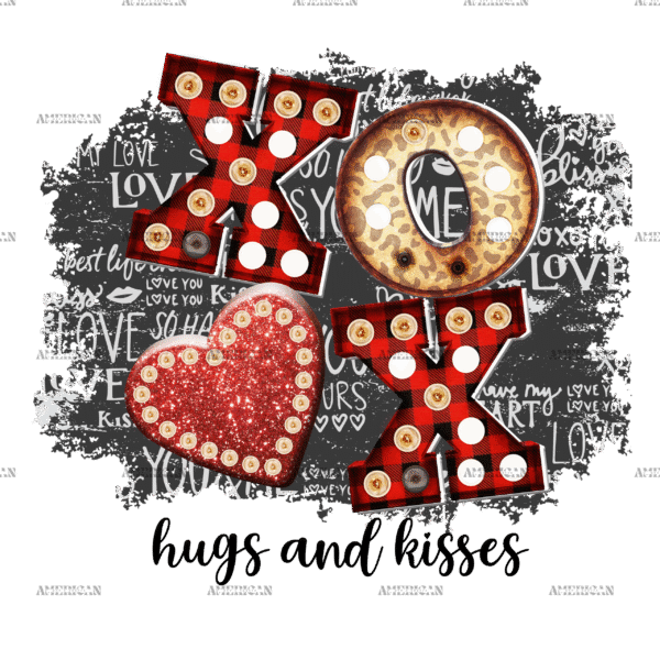 Xoxo Hugs And Kisses-4 DTF Transfer