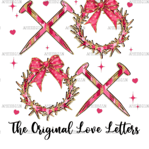 Xoxo Original Love Letters DTF Transfer