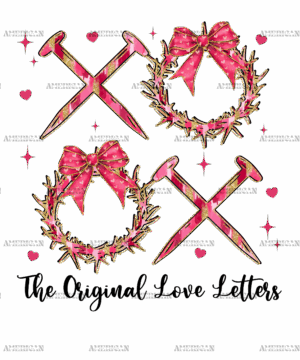 Xoxo Original Love Letters DTF Transfer