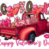 Xoxo Truck Valentine DTF Transfer