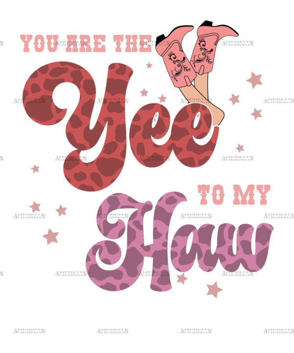 You Are The Yee To My Haw-1 DTF Transfer