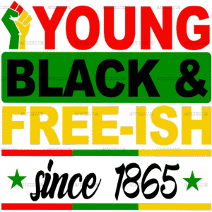 Young Black Freeish DTF Transfer