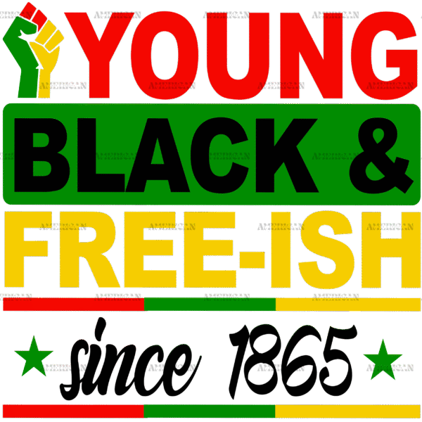 Young Black Freeish DTF Transfer