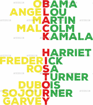Black History Figures DTF Transfer