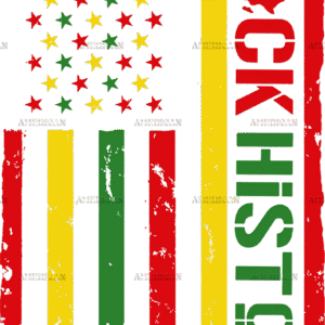 Black History Flag DTF Transfer