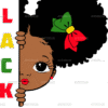 Black History Little Girl DTF Transfer