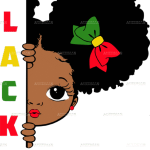 Black History Little Girl DTF Transfer