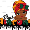 Black History Little Girl-4 DTF Transfer