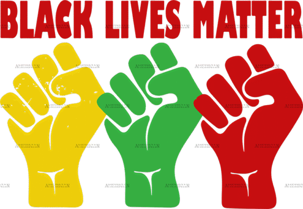 Black Lives Matter DTF Transfer