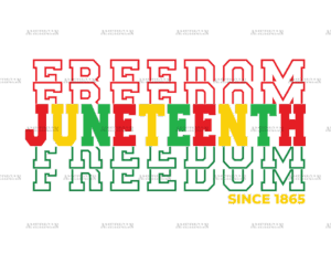 Freedom Juneteenth DTF Transfer