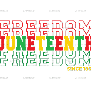 Freedom Juneteenth DTF Transfer