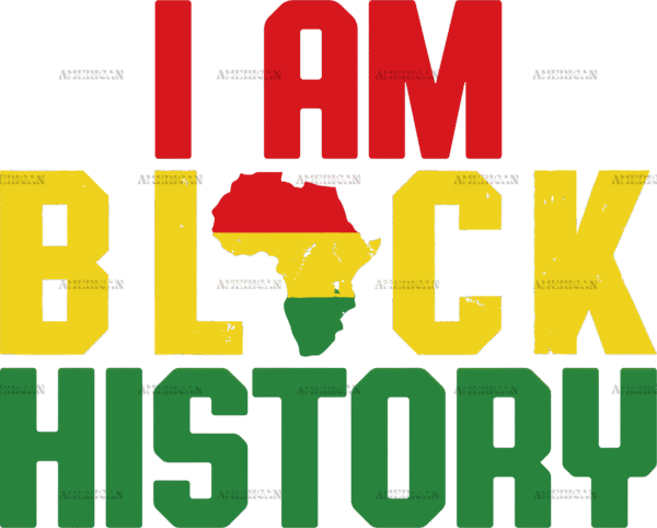I Am Black History DTF Transfer