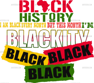 Iam Blackity Black DTF Transfer
