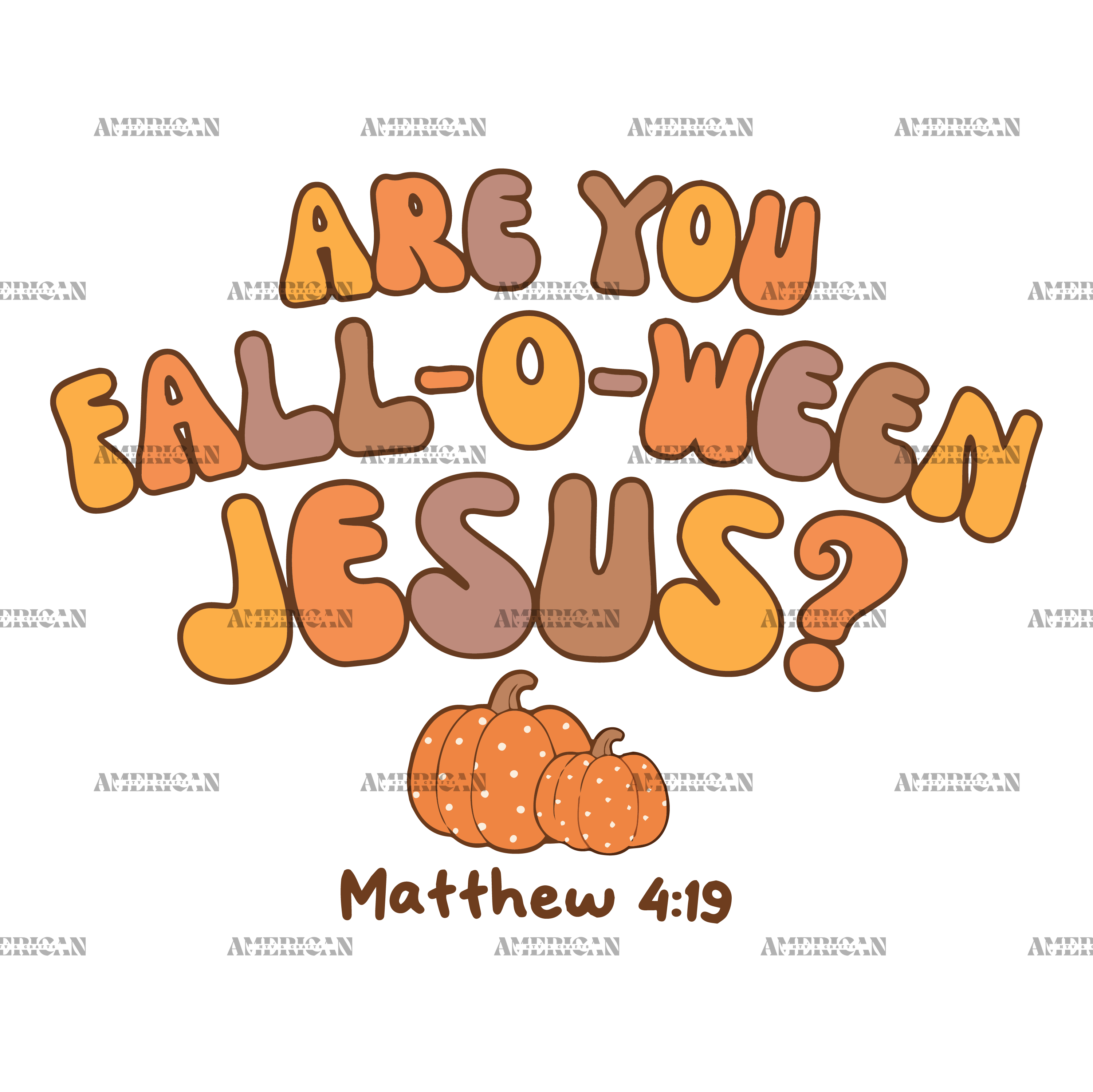 Are You Falloween Jesus-1 DTF Transfer