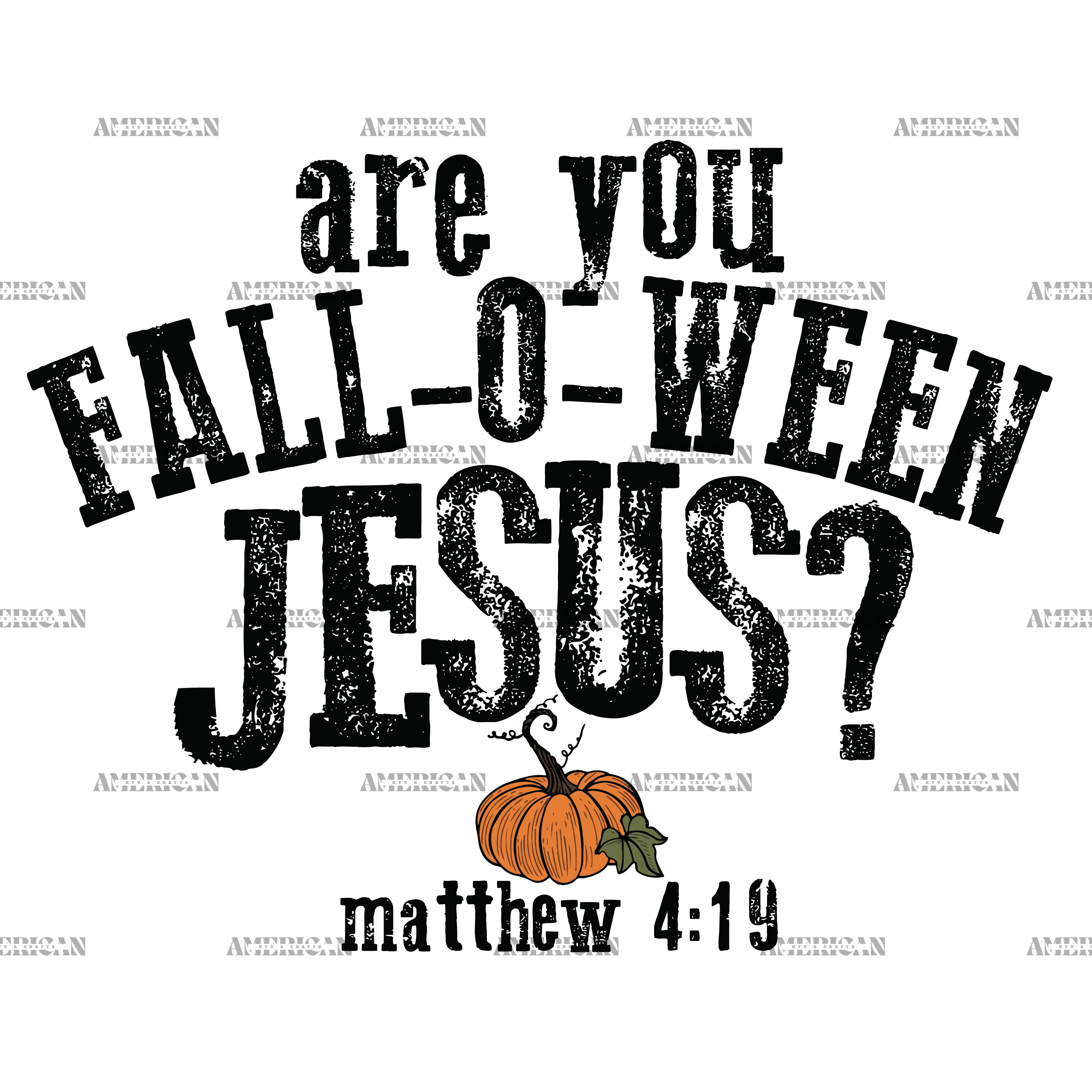 Are You Falloween Jesus-4 DTF Transfer