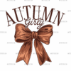Autumn Girly Bow-1 DTF Transfer