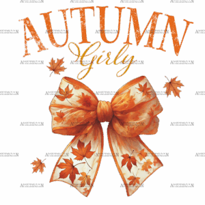 Autumn Girly Bow-2 DTF Transfer
