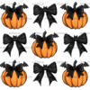 Autumn Pumpkins Bows-8 DTF Transfer