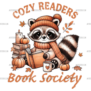 Cozy Readers Book Society DTF Transfer