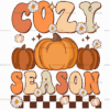 Cozy Season Pumpkin DTF Transfer