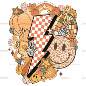 Fall Bolt DTF Transfer