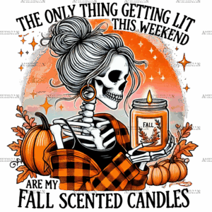 Fall Scented Candles DTF Transfer