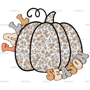 Fall Season Pumpkin DTF Transfer