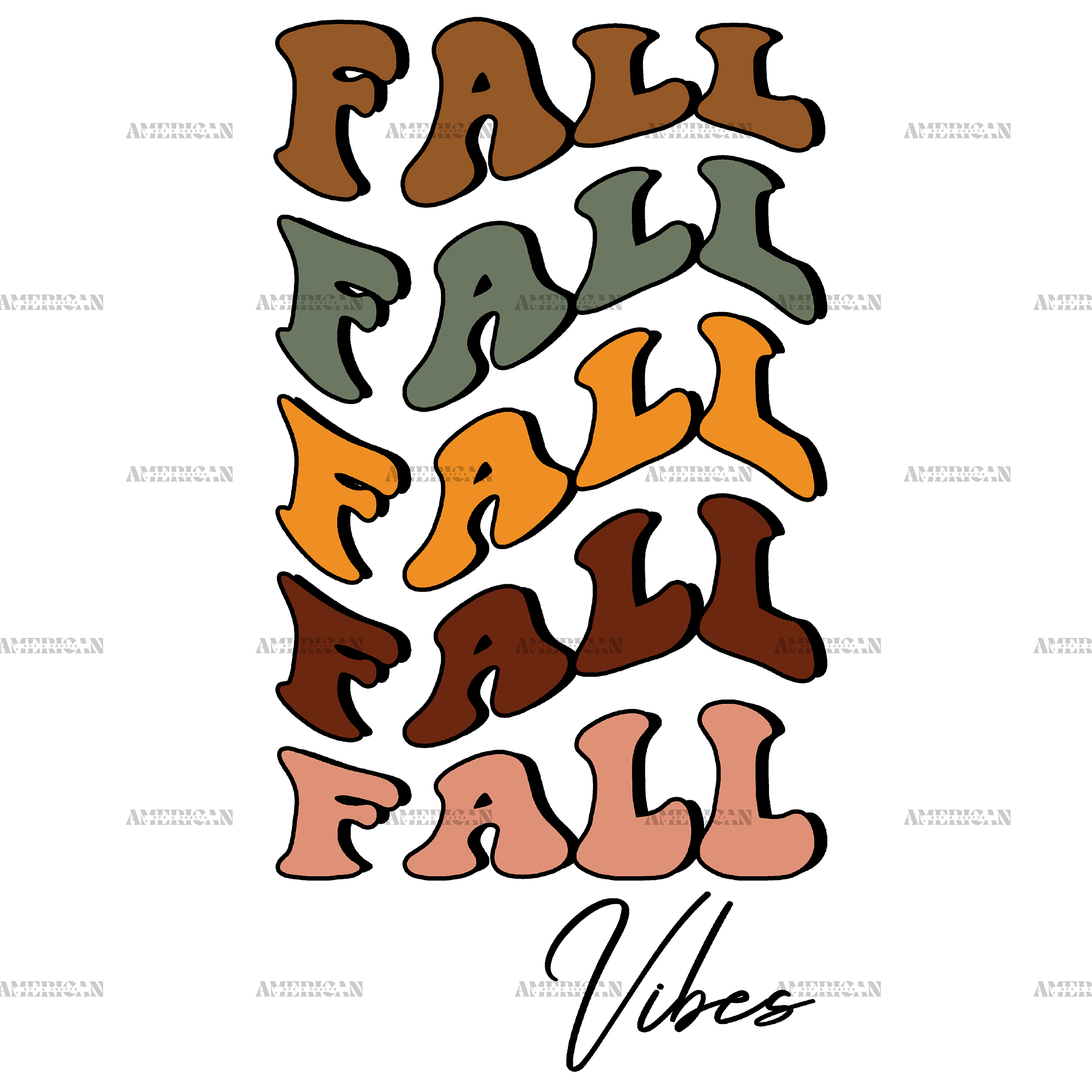 Fall Vibes-2 DTF Transfer