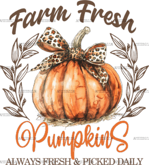 Farm Fresh Pumpkins-2 DTF Transfer