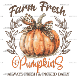 Farm Fresh Pumpkins-3 DTF Transfer