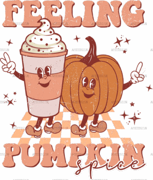 Feelin Pumpkin Spice DTF Transfer