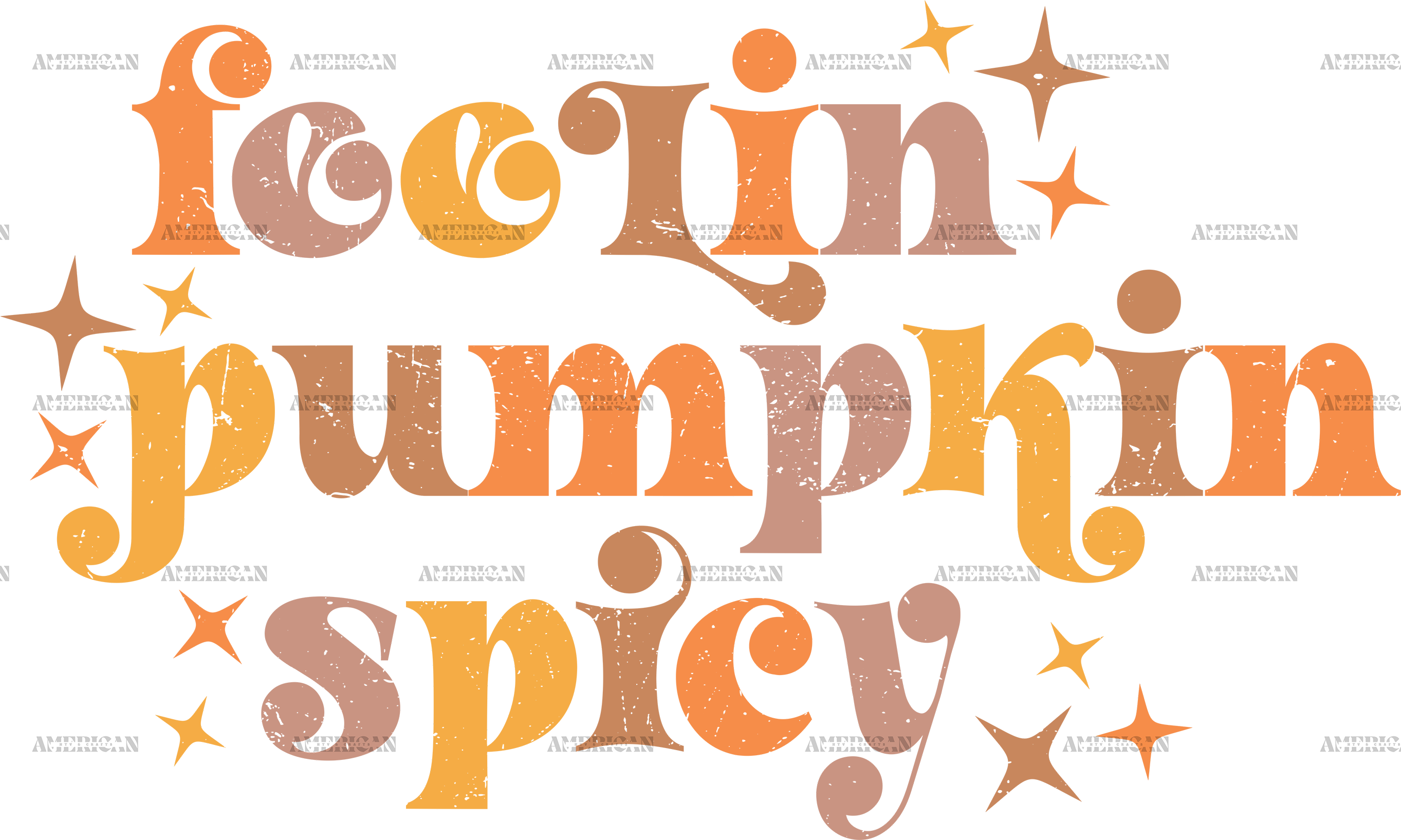 Feelin Pumpkin Spicy DTF Transfer